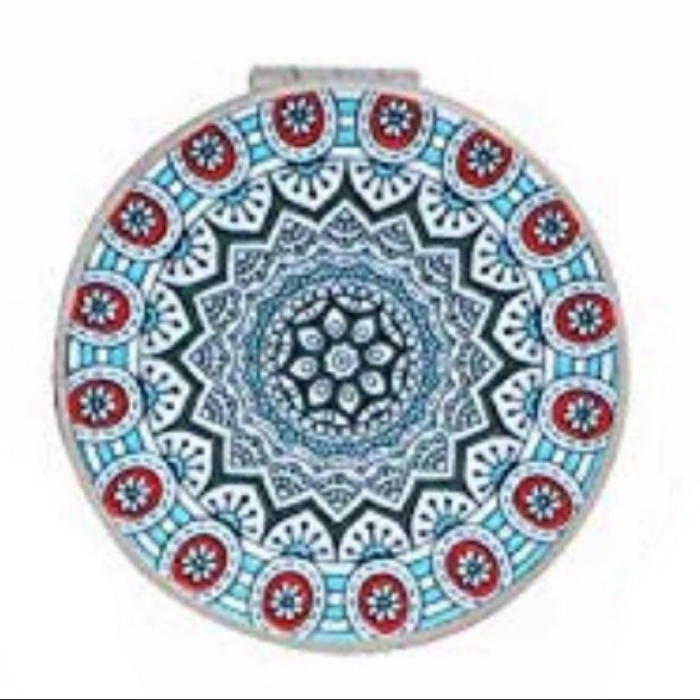 2-Sided Travel Regular & Magnifying Compact Mirror
